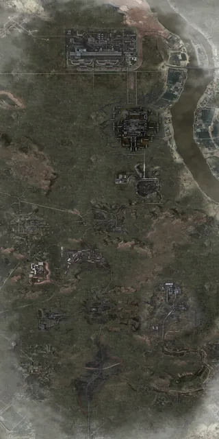 Map of The Zone in S.T.A.L.K.E.R.: Shadow of Chernobyl